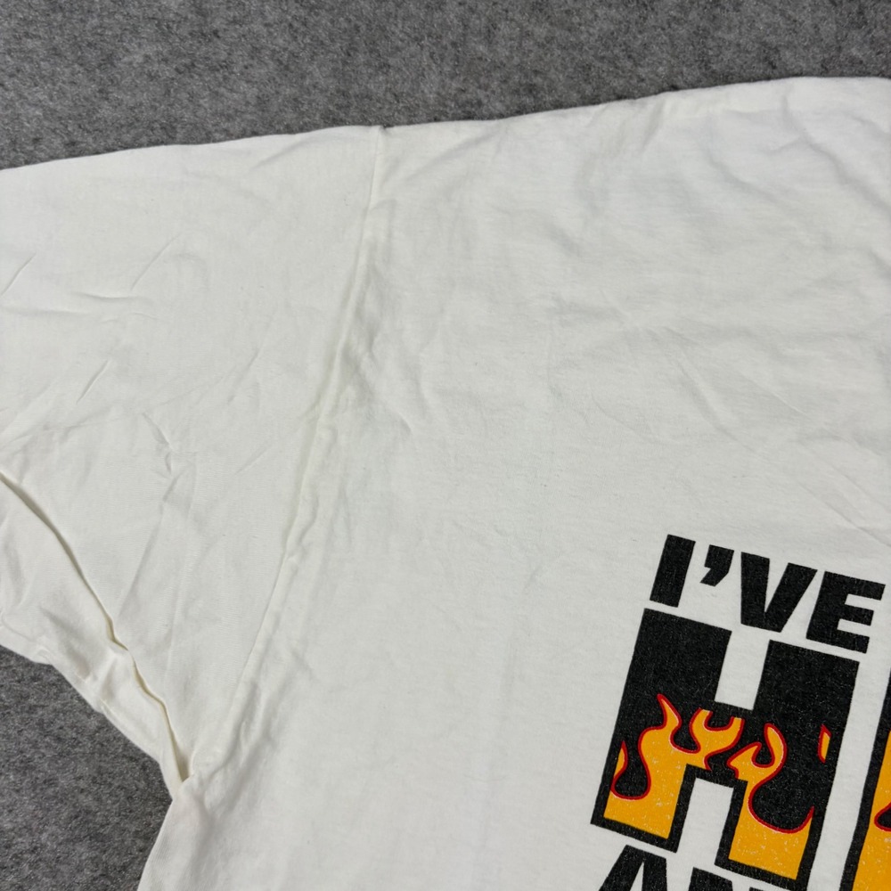 Hell And Back T-Shirt‎ Mens 2XL White Vintage Grand Cayman Graphic Promo Y2K - Picture 11 of 16